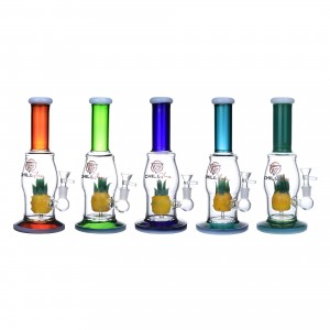 10.6" Chill Glass Pineapple Perc Water Pipe [JLD130]